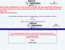 Tablet Screenshot of naturalreflections.com